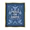 Stupell Industries Peace On Earth Blue Doves Framed Floater Canvas Wall Art